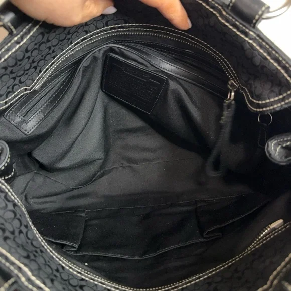 Coach SoHo Mini Signature and leather Women's Handbag tote - Picture 13 of 14